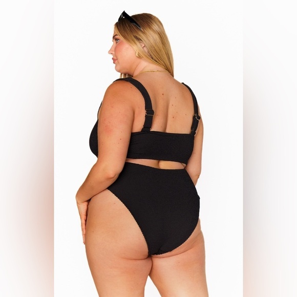 SHOW ME YOUR MUMU Sail Bottom In Black Scrunch - Picture 7 of 8